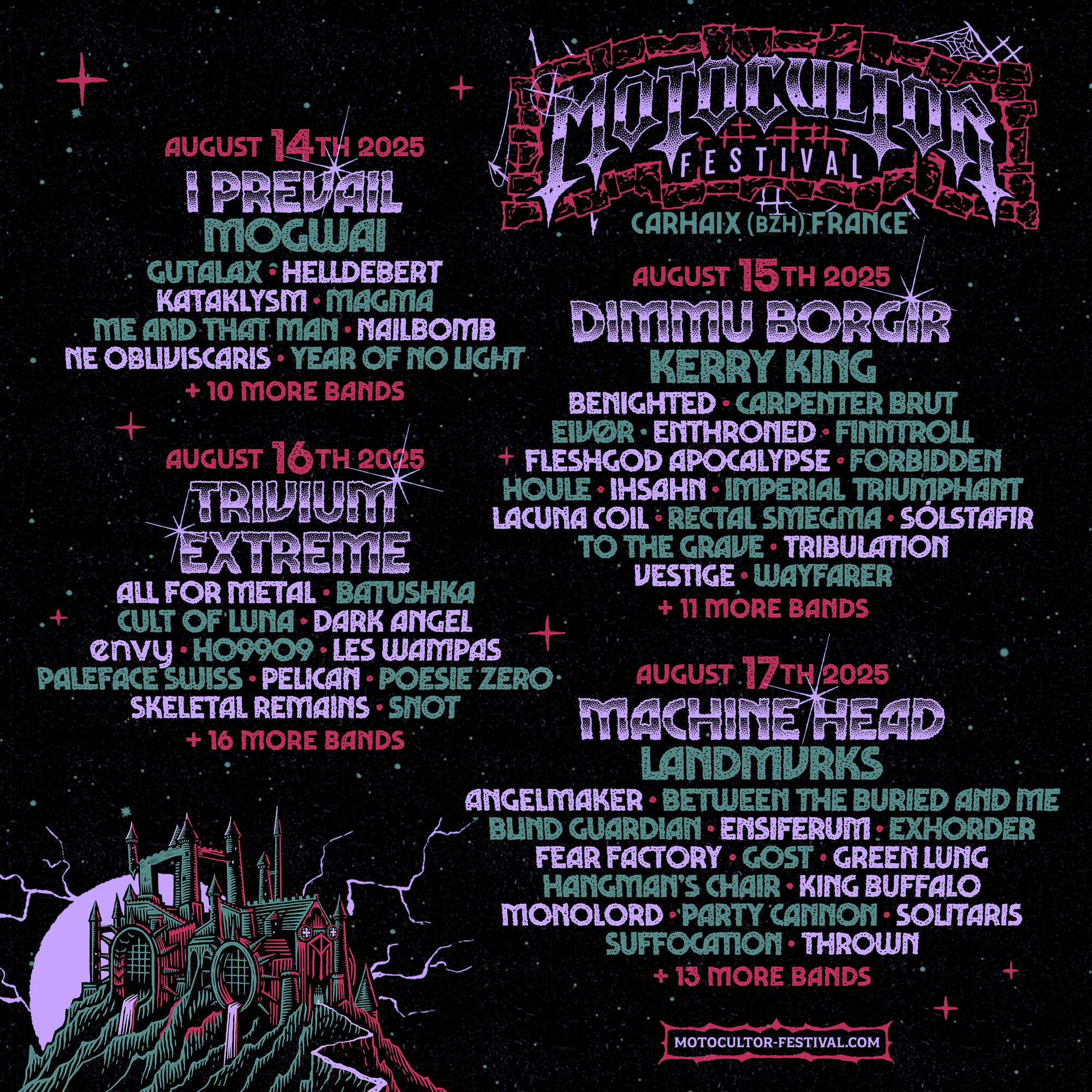 Motocultor Festival : Voici les 19 nouveaux groupes annoncés