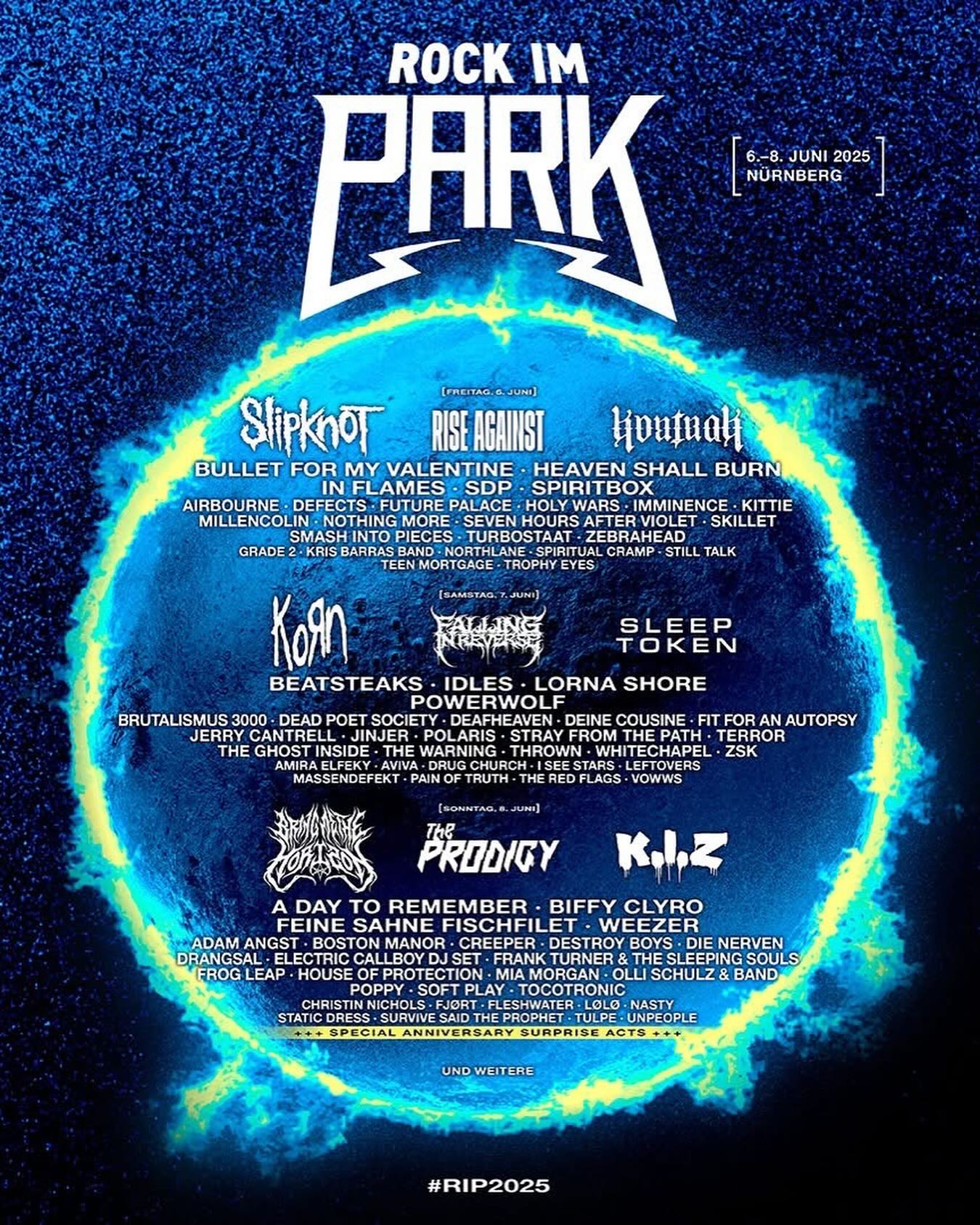 ROCK IM PARK : Un Line-Up digne des Dieux du Metal!