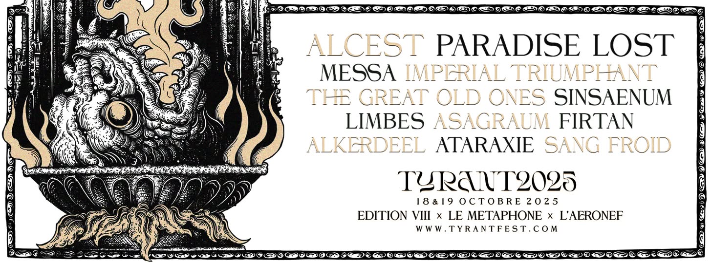 La prog&rsquo; du Tyrant Fest 2025 est là !