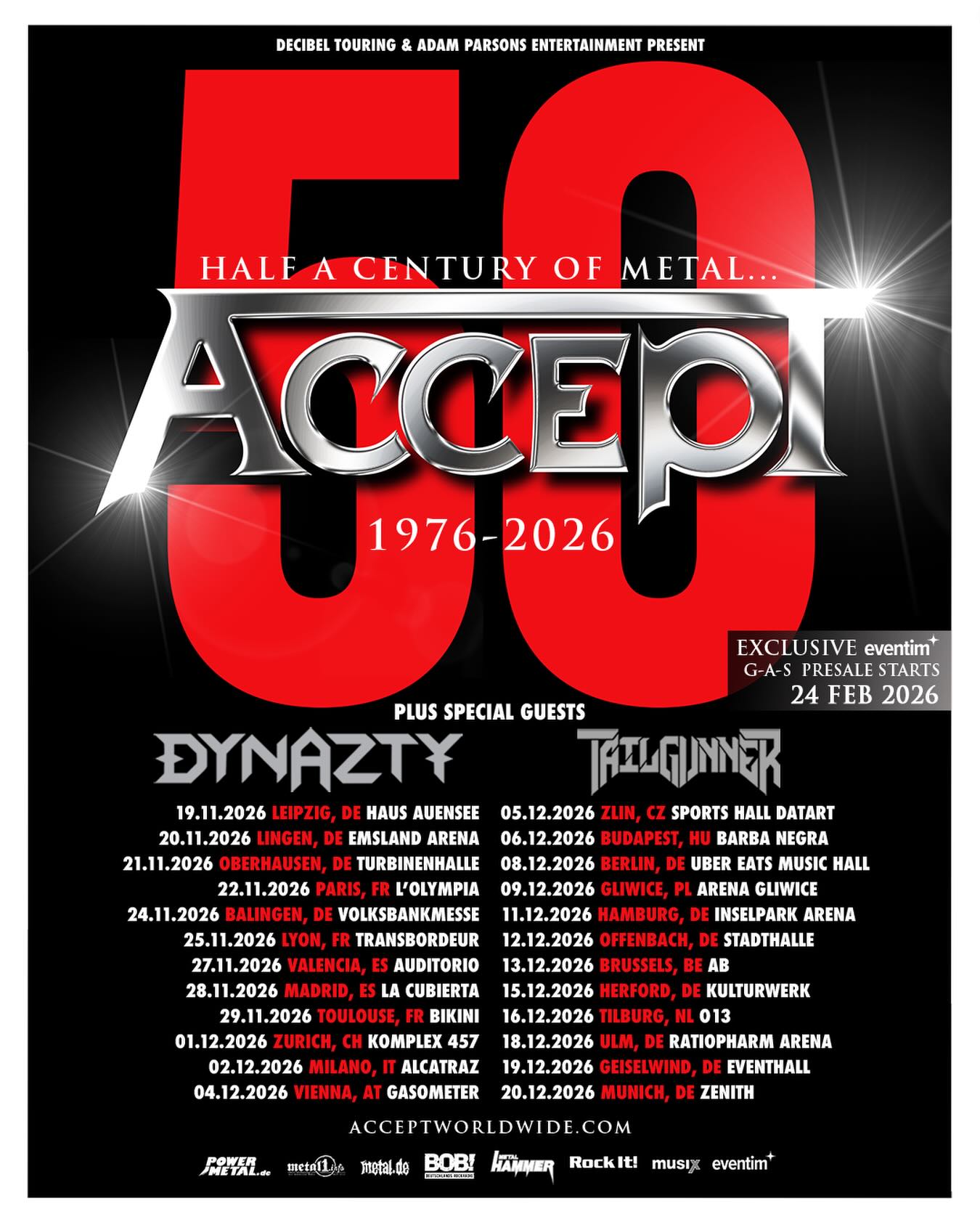 50 ans pour Accept